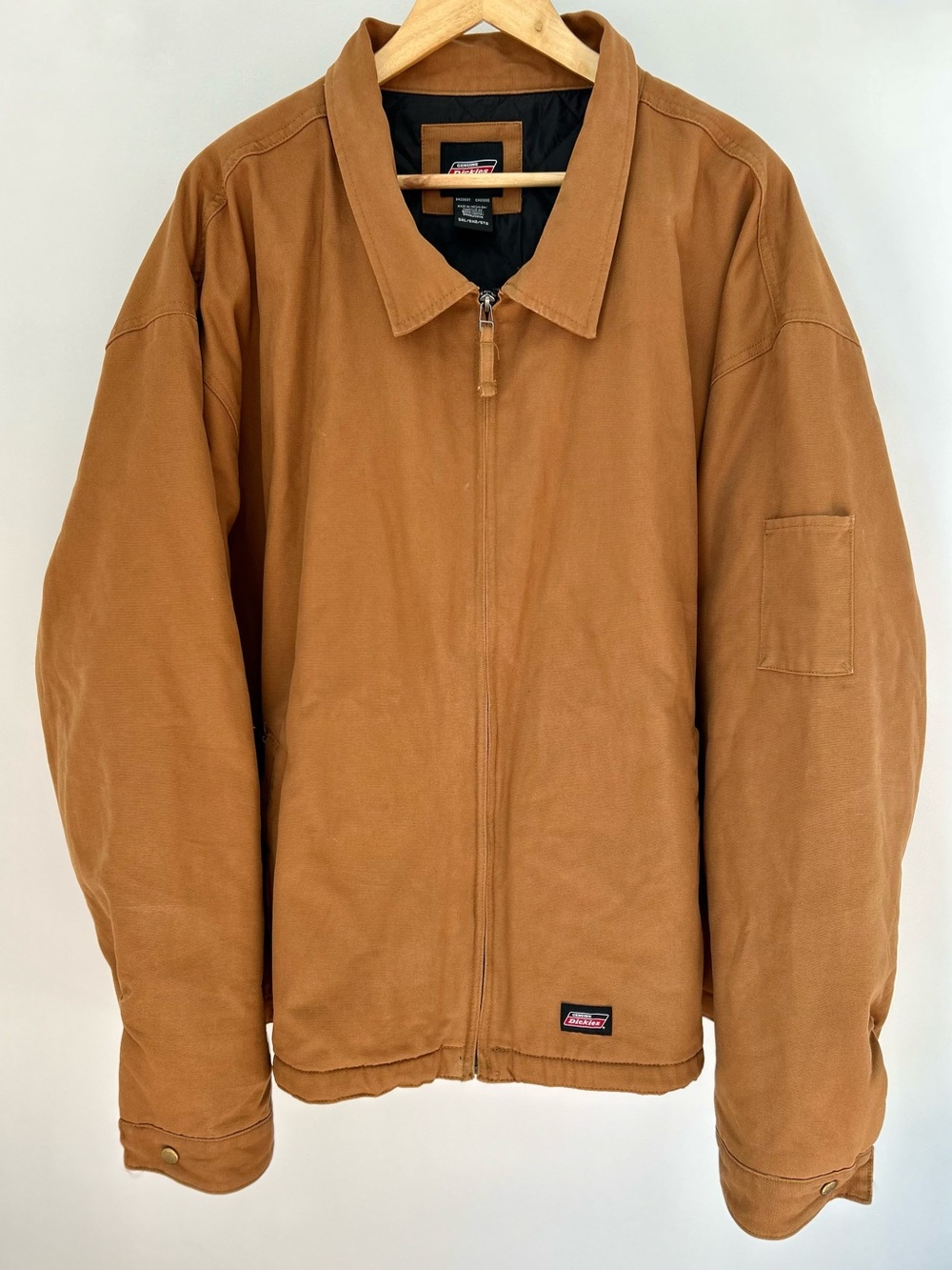 Dickies Insulated Work Jacket 5XL – Brown Duck Canvas